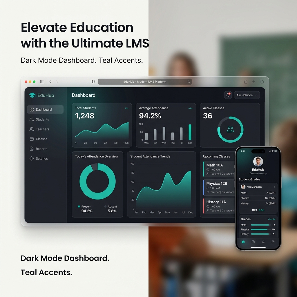 TeachCares Dashboard Mockup